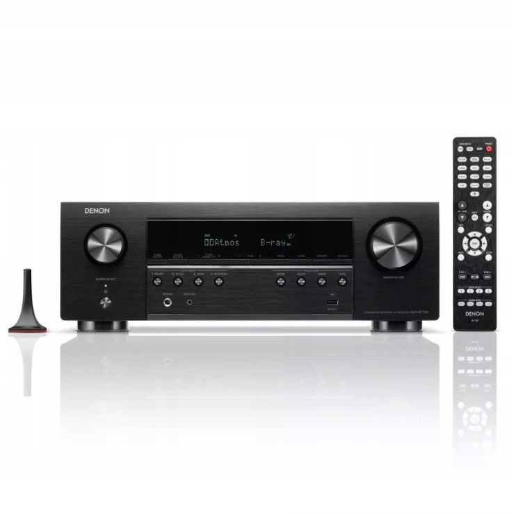 Denon AVR-X1800H 7.2-kanałowy Dolby Atmos DTS X Wi-Fi Bluetooth AirPlay Czarny