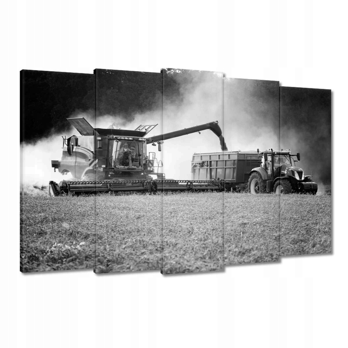 Obrazy 150x95 Sklizeň Traktor Kombajn