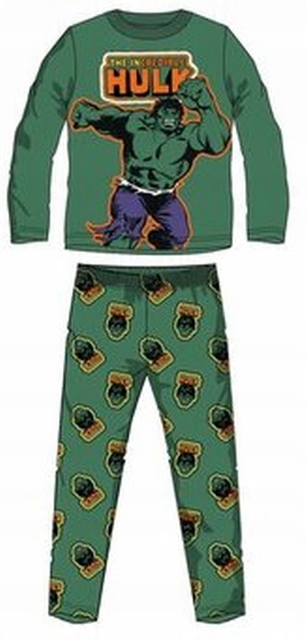 

Piżama chłopcy Avengers Hulk zielona 10 Lat 140cm
