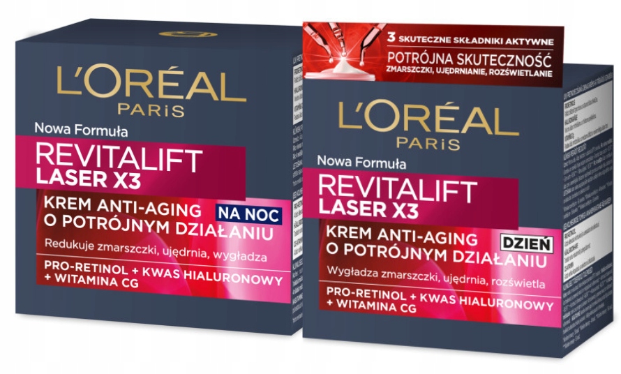 

Loreal Zestaw kremów Revitalift Laser Dzień i Noc