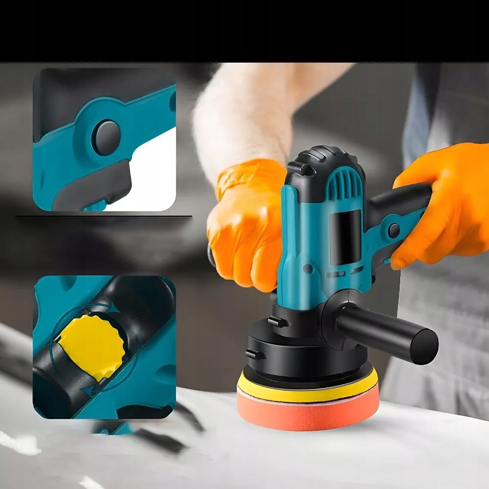 SZLIFIERKA POLERKA SAMOCHODOWA MASZYNA POLERSKA ZESTAW Kod producenta 6TL0247EUMM