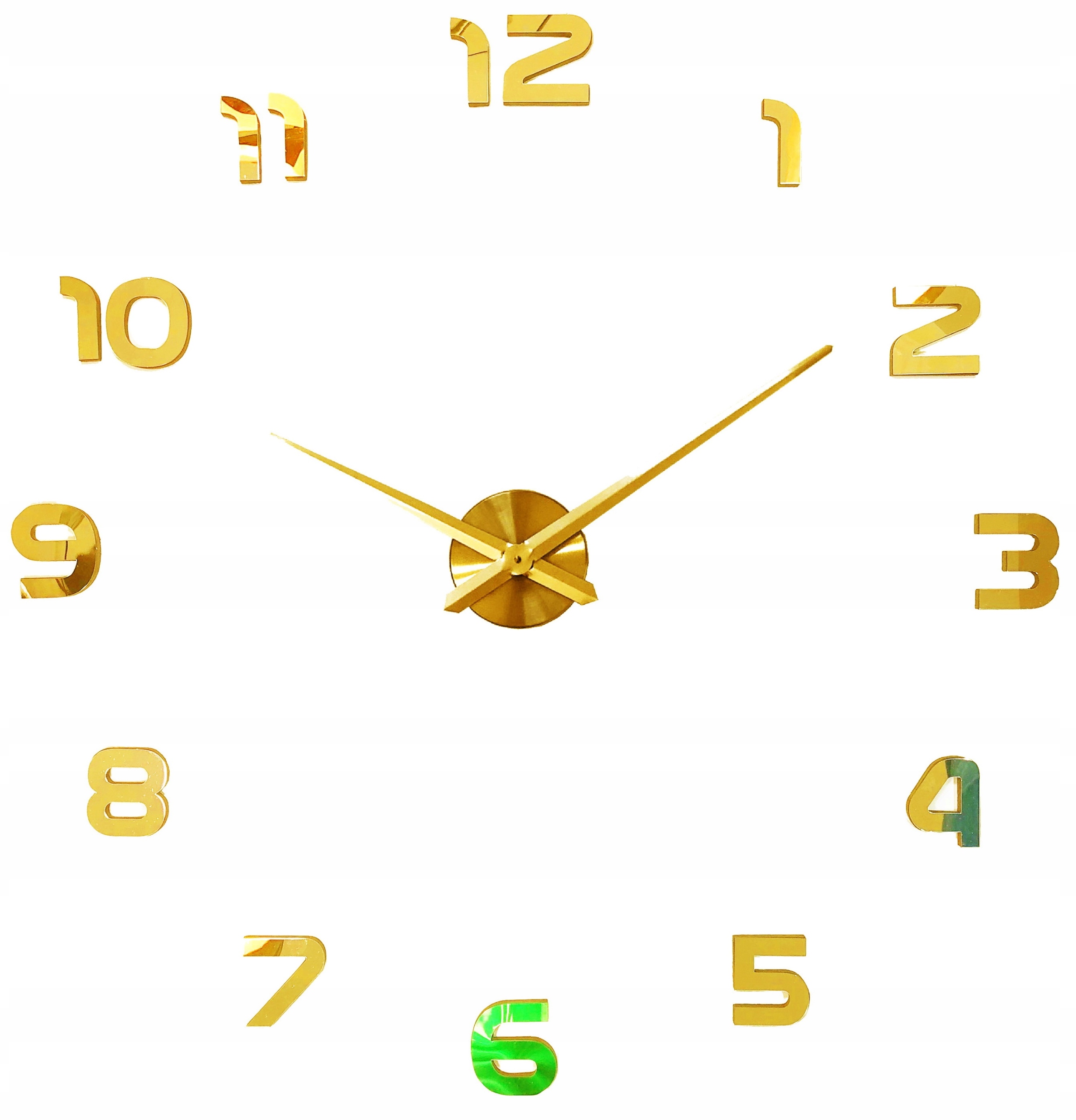 

Zegar Ścienny Duży 3D Diy Lustro Ścianę Naklejany