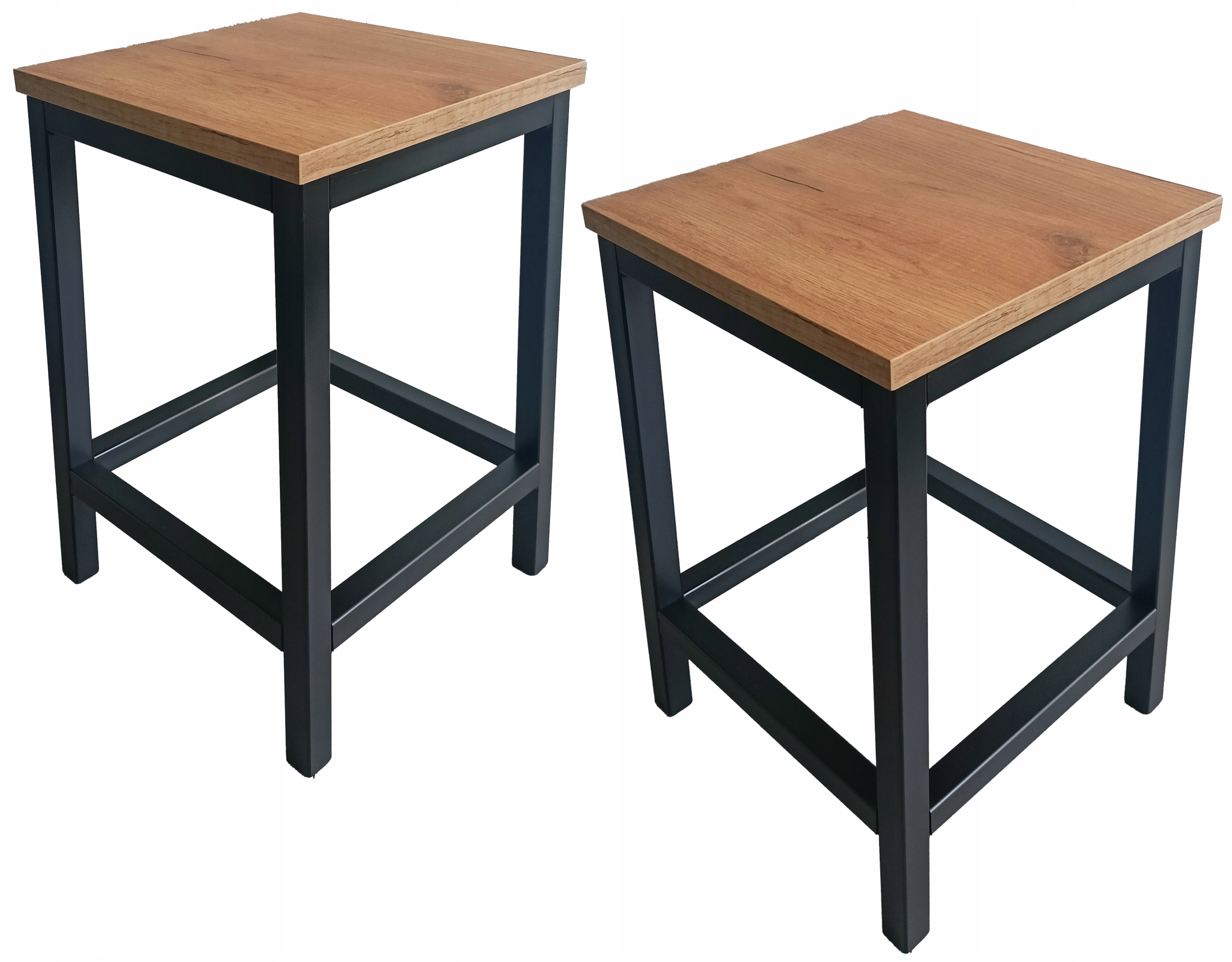 Kovová Kuchyňská Stolička Loft 47 CM Polská Výroba Profil 25X25 CM