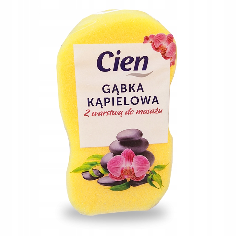 

Gąbka Do Kąpieli Masująca Kąpielowa Żółta Cien