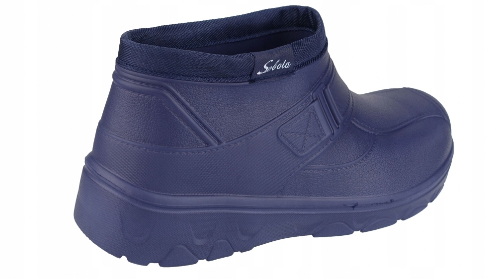 KALOSZE GUMIAKI MĘSKIE OGRODOWE PIANKOWE LEKKIE Kolor niebieski