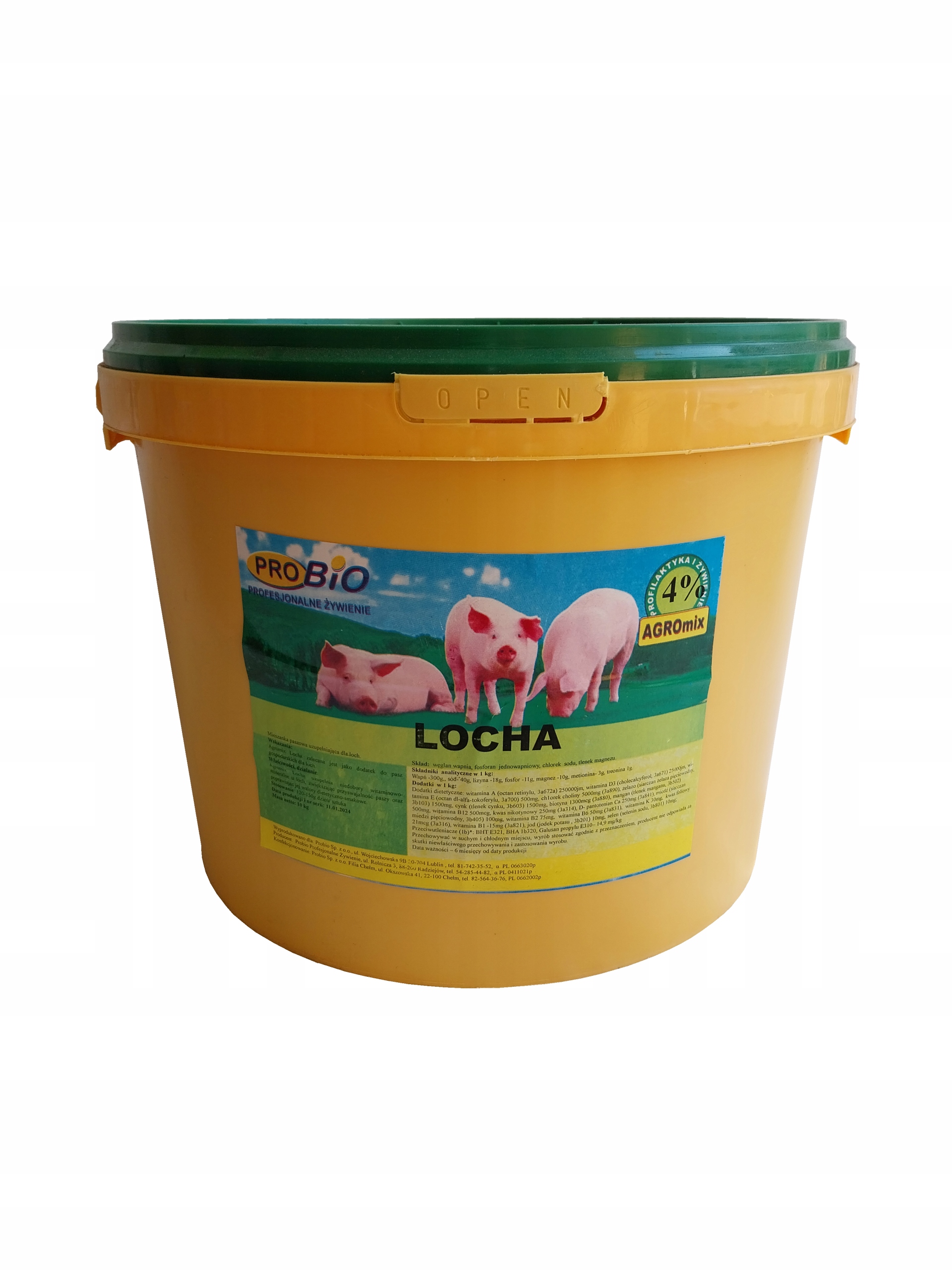Locha ProBio 10kg Agromix mieszanka witaminy minerały