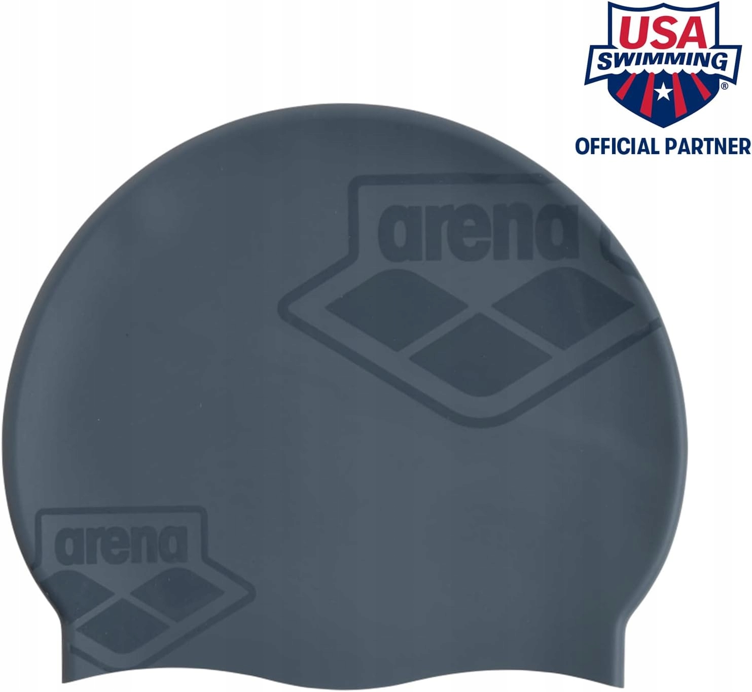 CS45 Czepek Pływacki Silikonowy Na Basen ARENA ICONS TEAM STRIPE