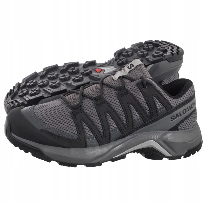 Trekkingové boty Salomon X-Adventure Recon Castlerock 478134 Šedé