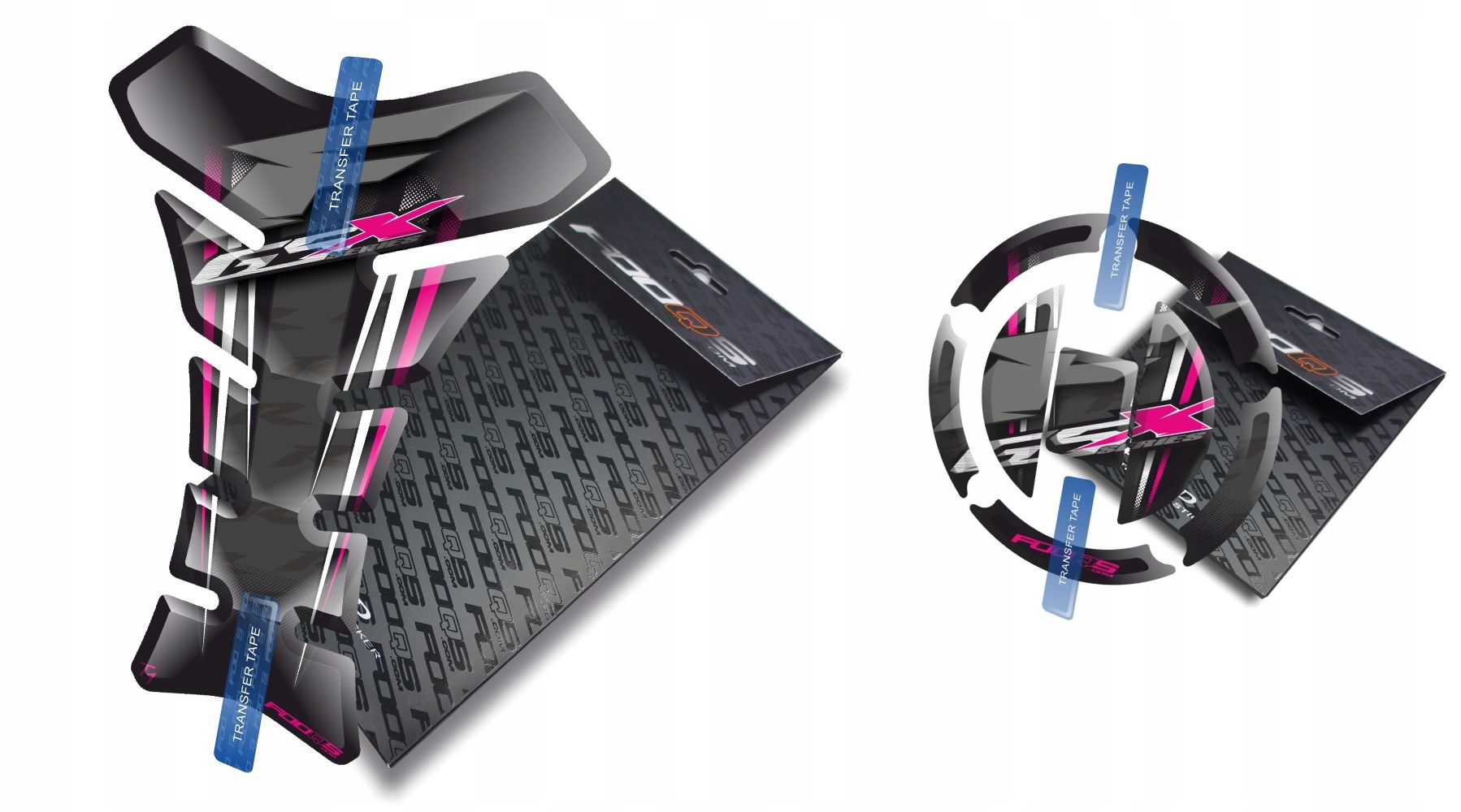 Tank-pad Cap-pad od firmy Fooqs pro Suzuki Gsx-f 600 650 750 Černý