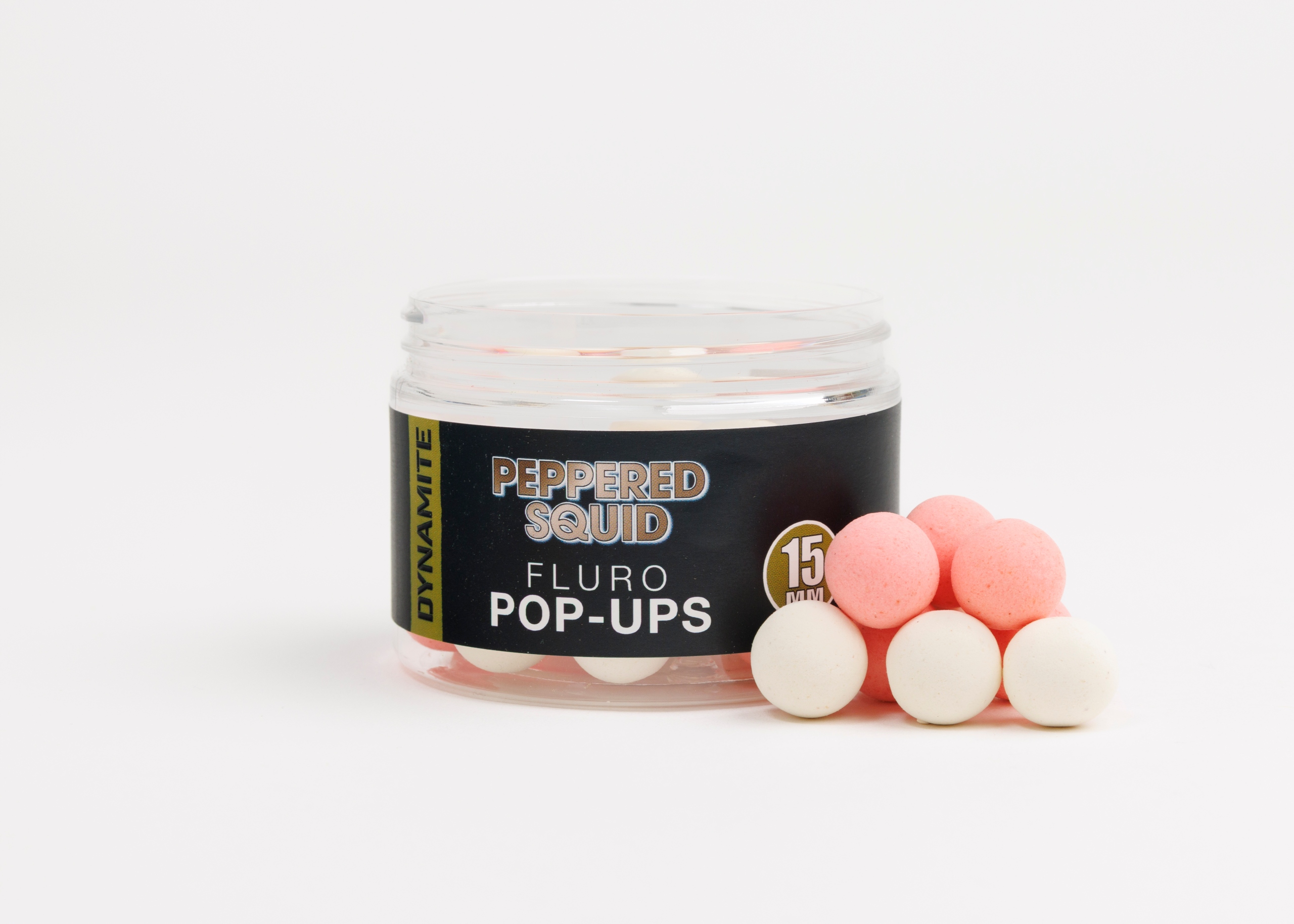 Dynamite Baits Prepered Squid Fluoro Pop-up 15mm