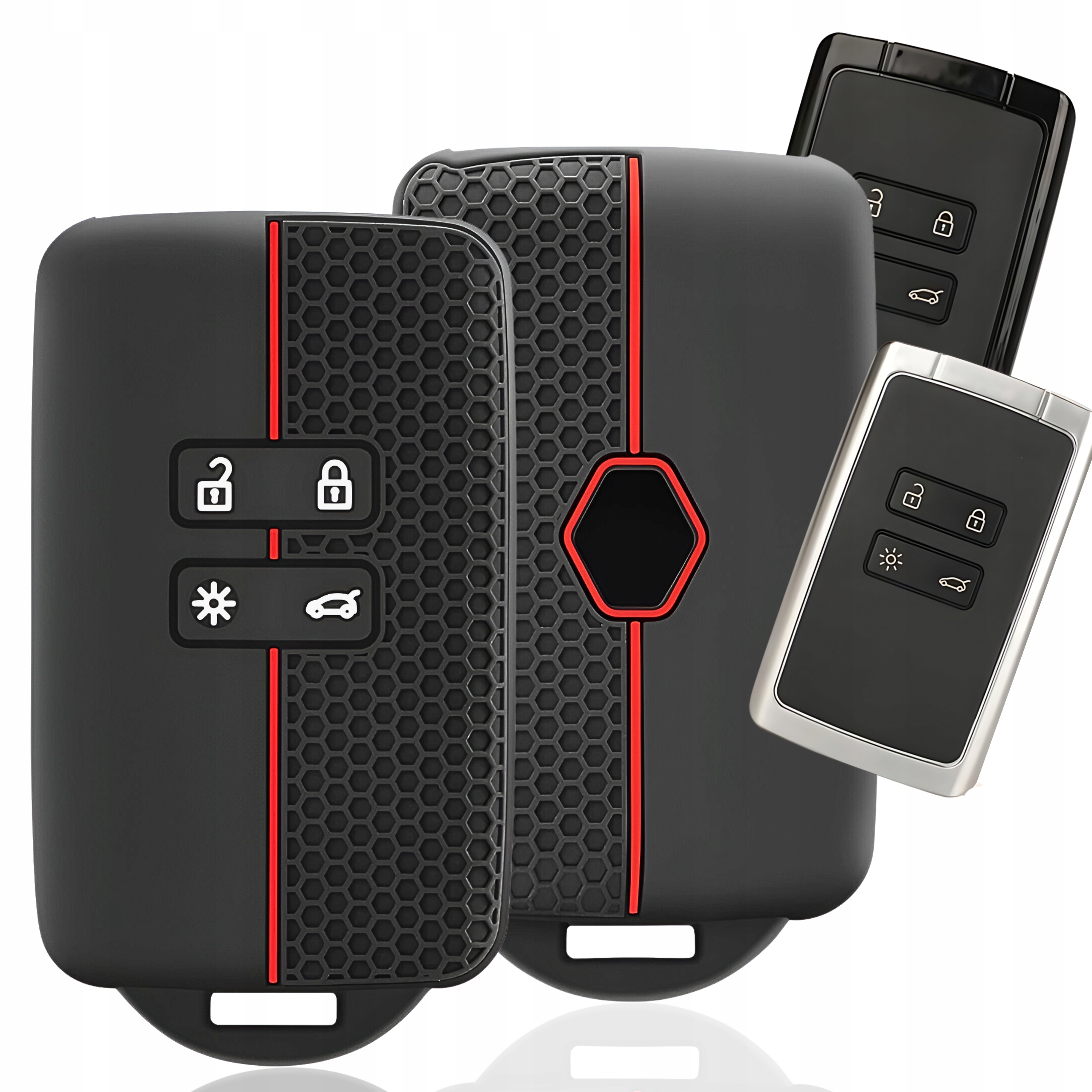 Silikonowe Etui Na Kartę Pilot Kluczyk Renault Captur Megane Dacia Sandero