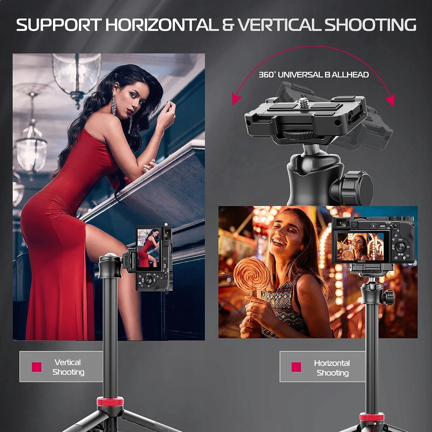 ULANZI MT-44 147cm Selfie Stick & Tripod for Cameras & Phones — miniatura 9
