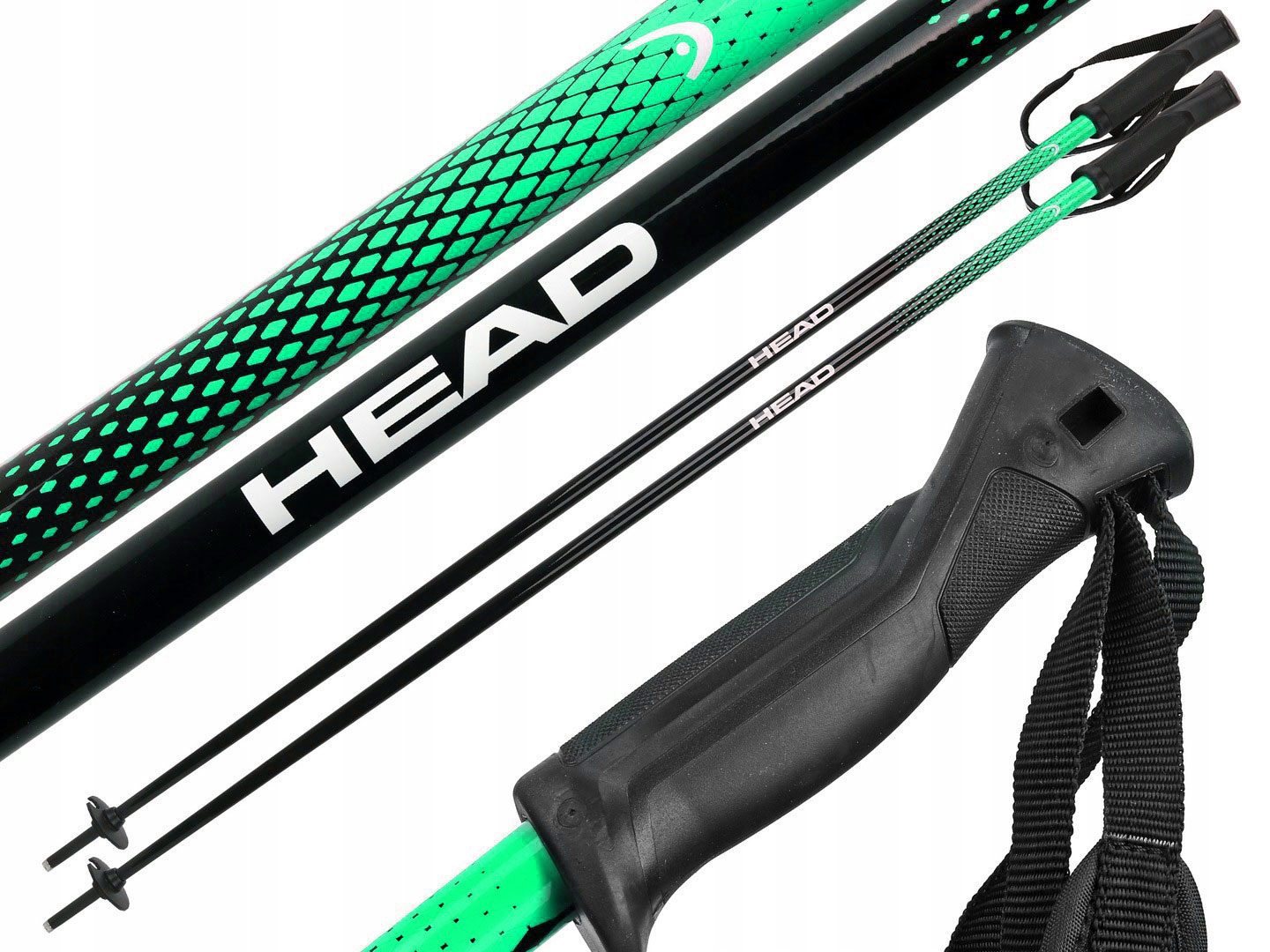 Kije narciarskie Head Frontside black green 120cm