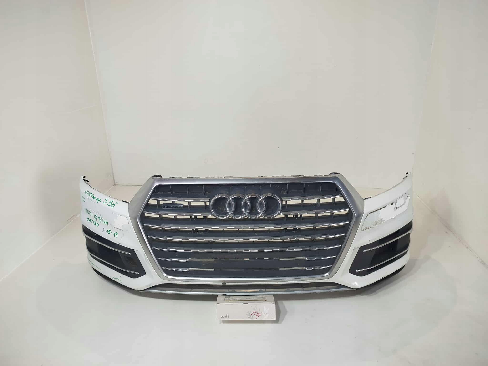 ZDERZAK PRZEDNI PRZÓD GRILL AUDI Q7 II 15-19 SPRYSKI PDC