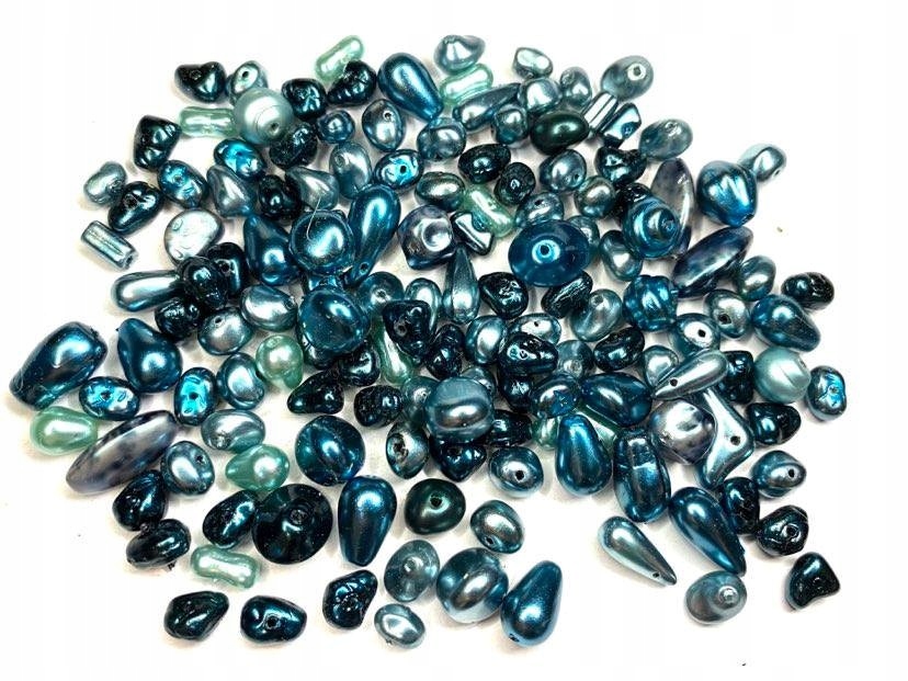 Koraliki Szklane MIX Turkus 6-11mm 100szt. 438