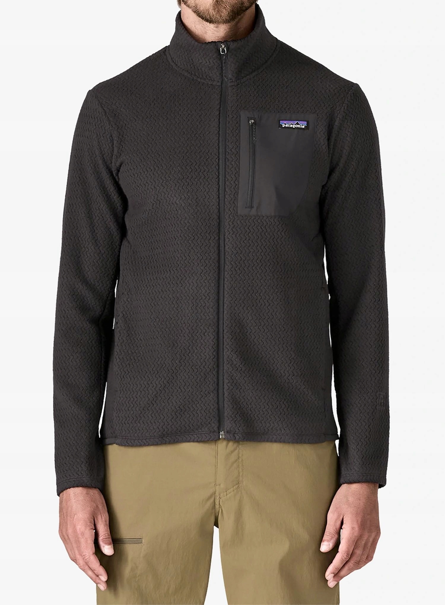 Bluza rozpinana Patagonia R1 Air Jacket black M