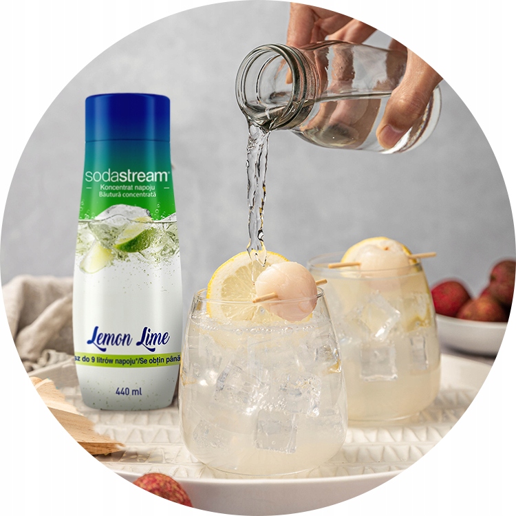 KONCENTRAT NAPOJU CYTRYNA-LIMONKA 440ML SODASTREAM. Marka SodaStream