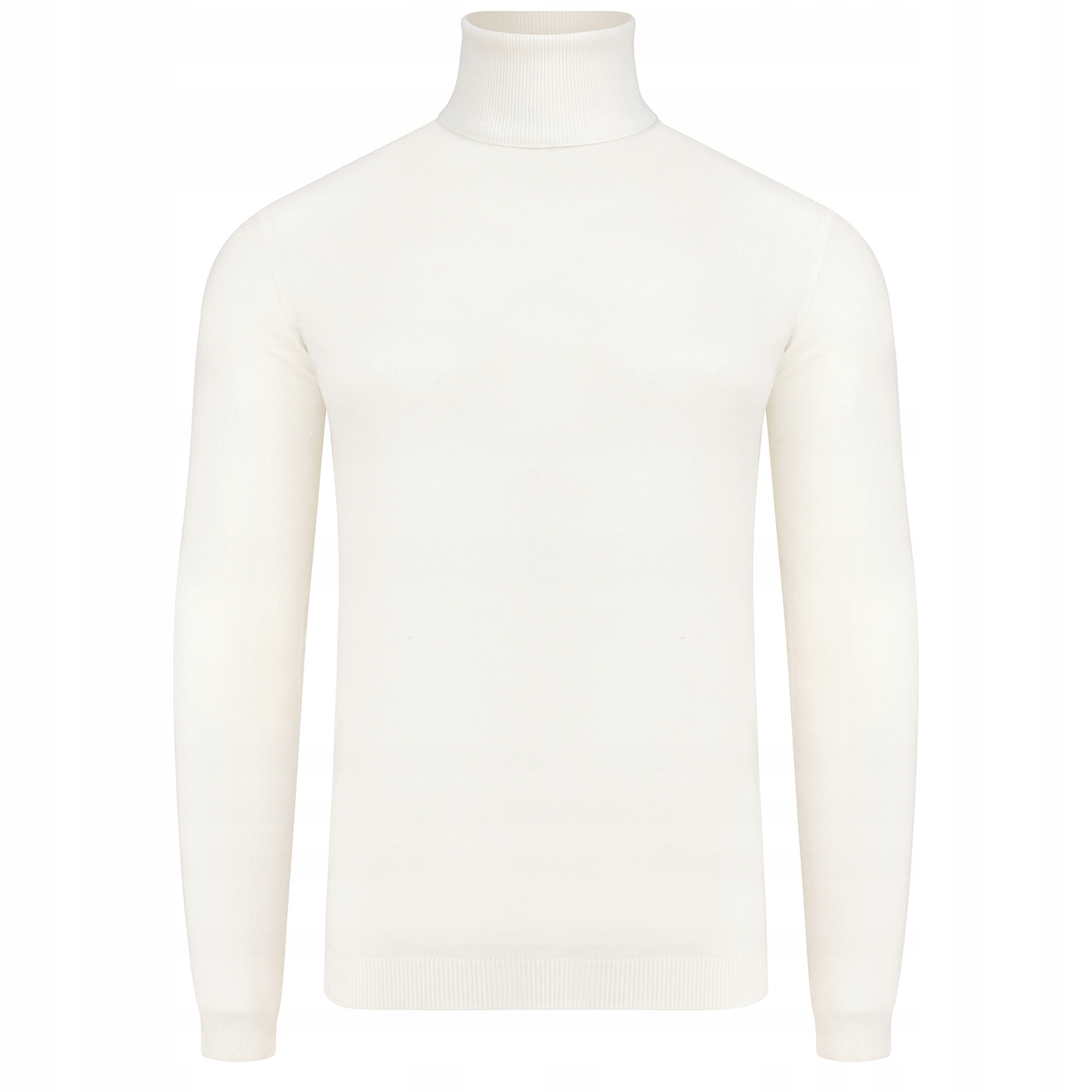 Klasický hladký pánský rolák v bílé barvě Pako Lorente, velikost vel. 3XL