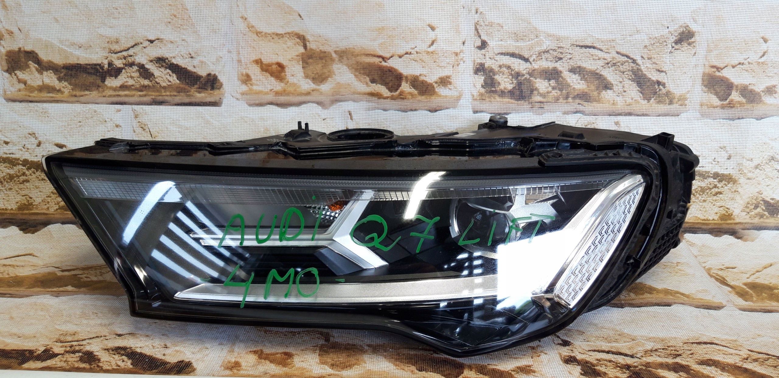 audi q7 lift 4m0 941 011c full led europa lewa idealna kompletna