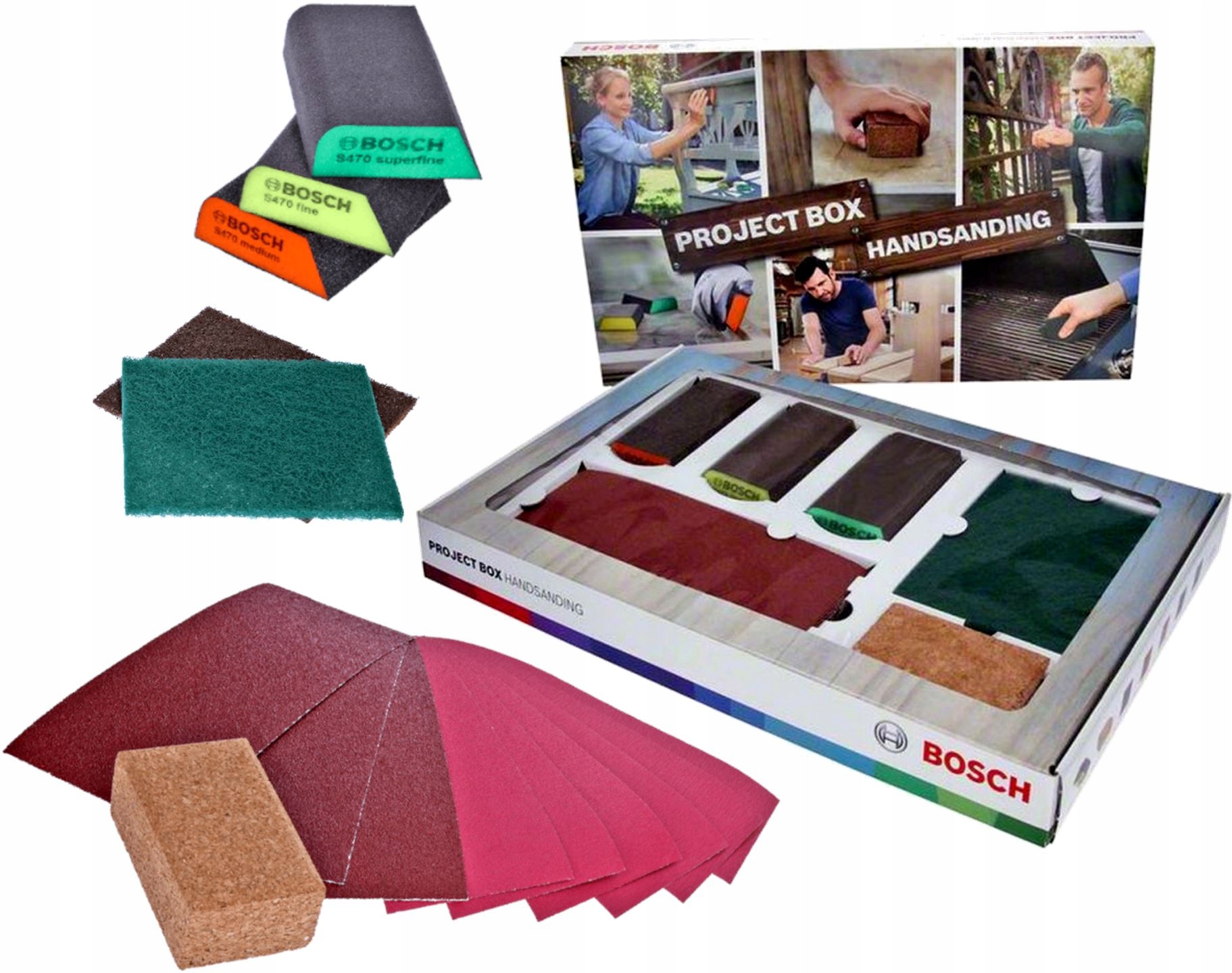 Brúsna sada Bosch Project Box