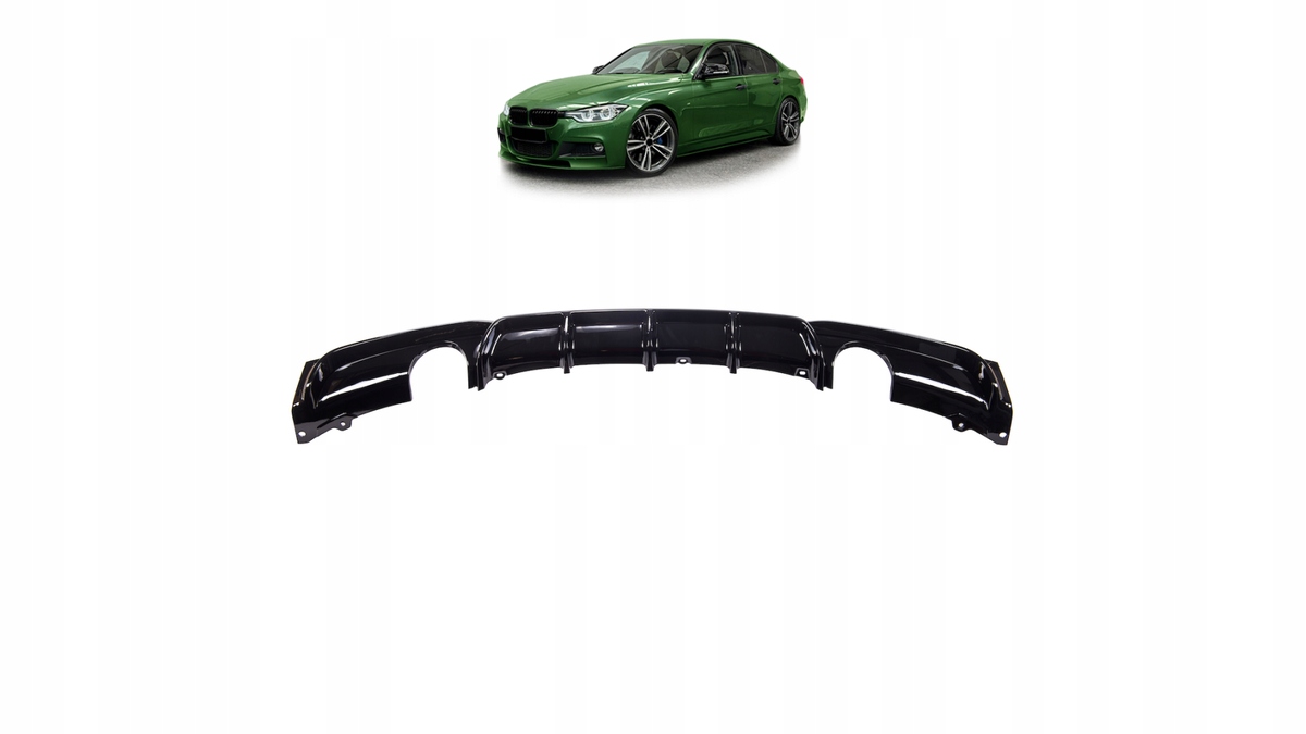 Difuzér Bmw 3 F30 F31 zadný Gloss čierny