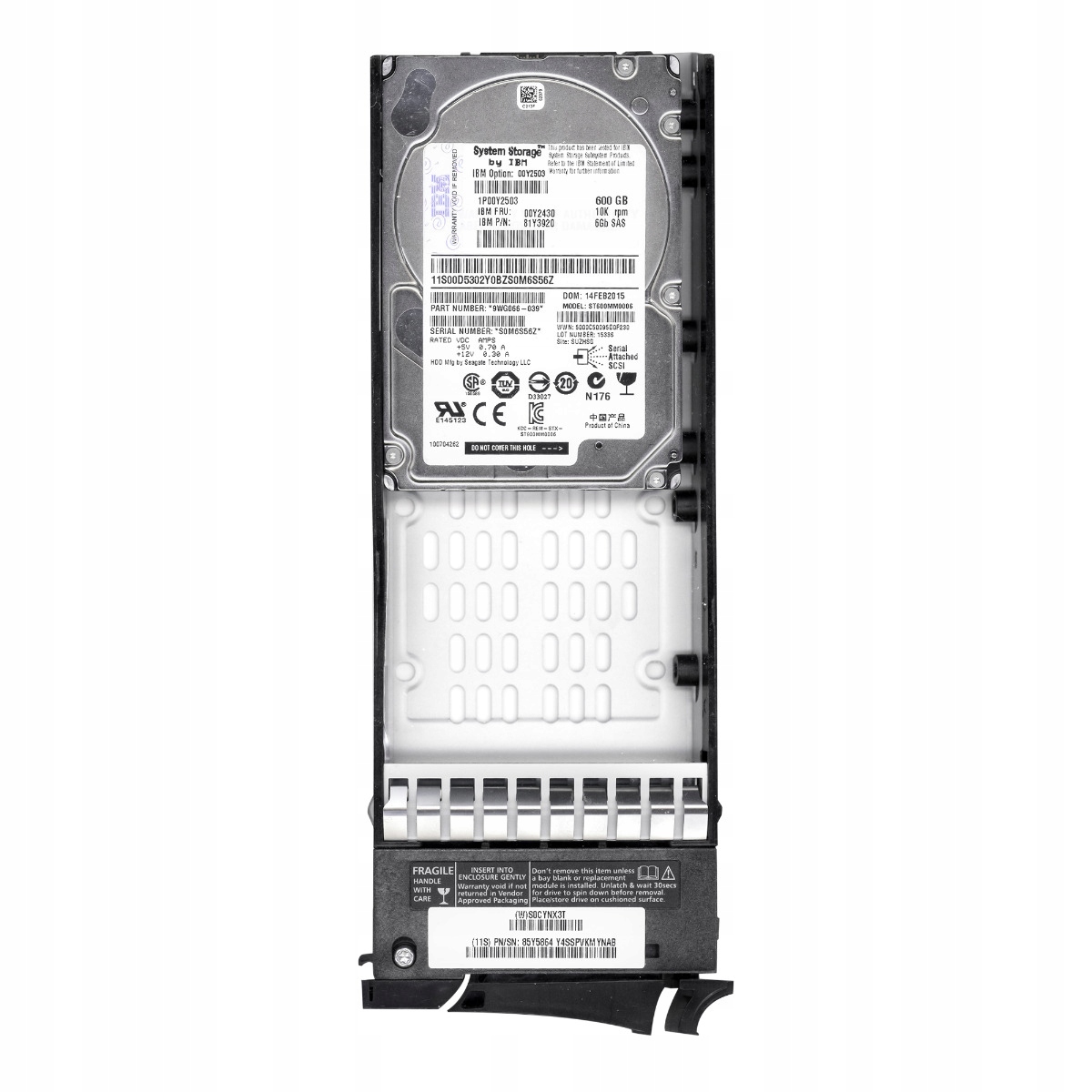 Ibm 00L4521 600GB 10K 64MB SAS-2 2.5'' ST600MM0006