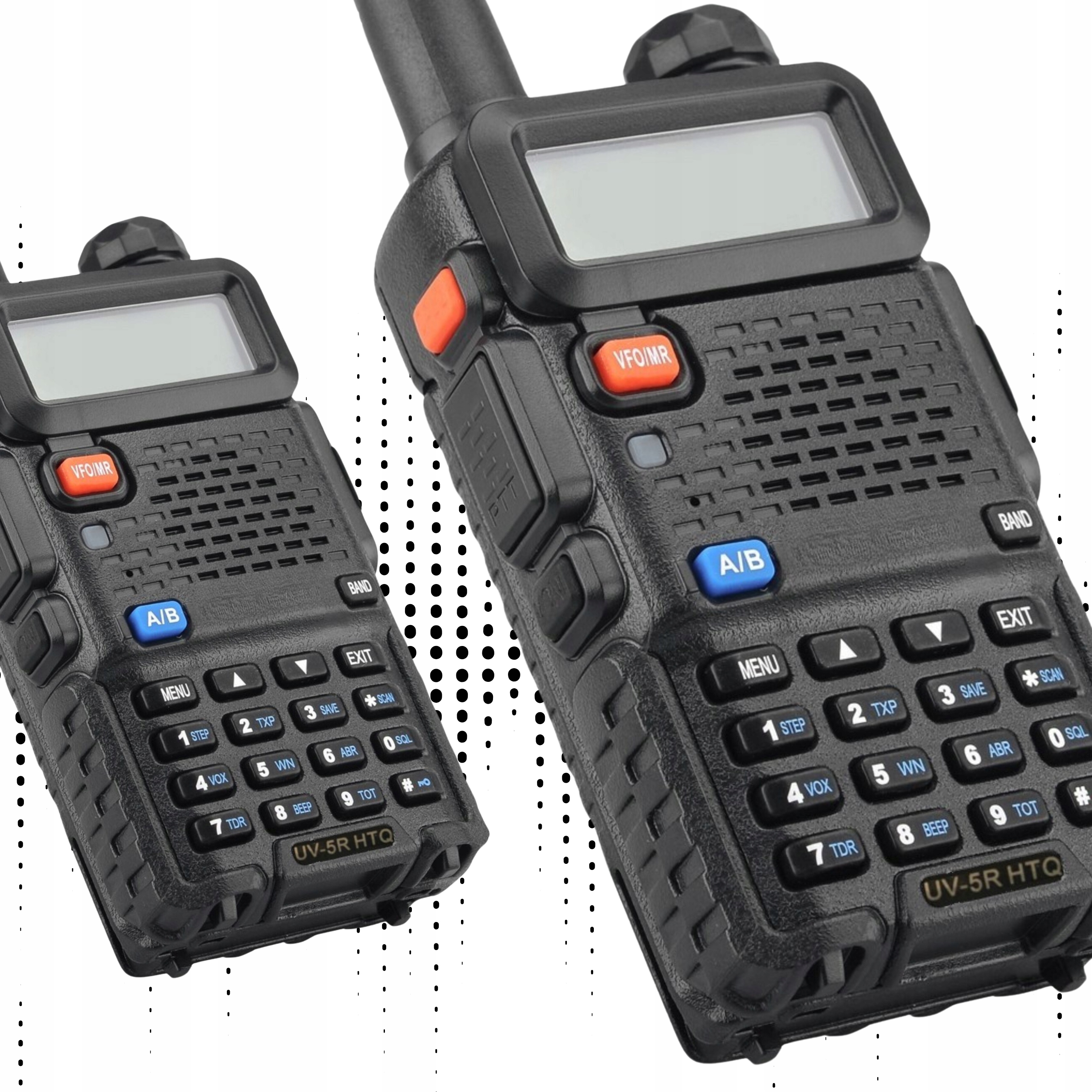 Krótkofalówka Baofeng UV-5R HTQ Z PODŚWIETLENIEM RADIOTELEFON WALKIE TALKIE