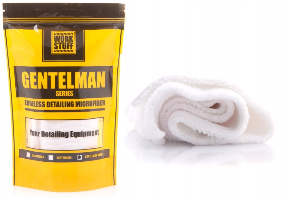 Work Stuff Gentleman Basic 40x40 350gsm bezszwowa biała