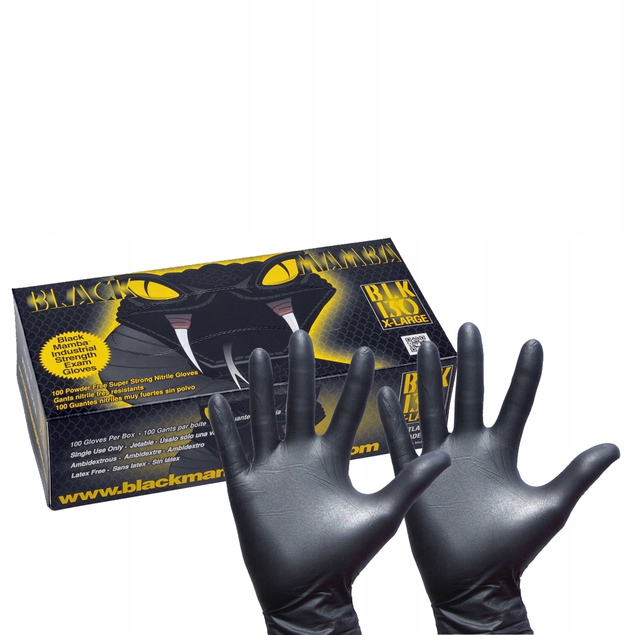 

Rękawice Nitrylowe Black Mamba Nitrile Rozmiar XL