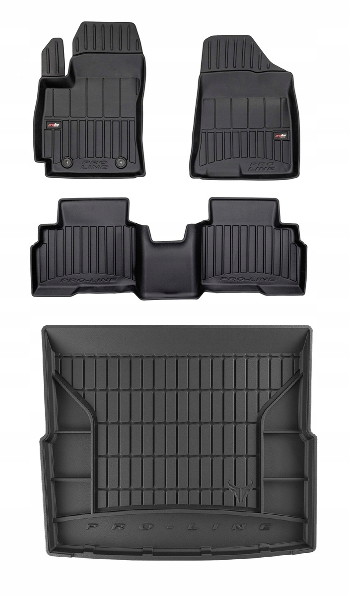 Set 3D Koberce a rohož do kufru Hyundai Kona 2 Hybrid od roku 2022- d