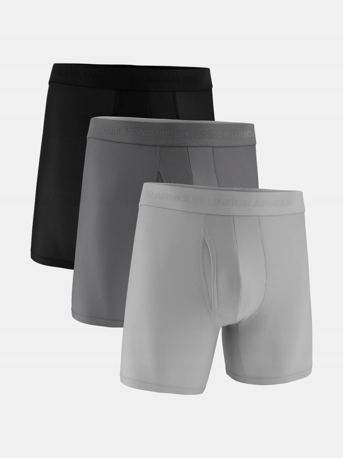 Boxerky, tangá, slipy Under Armour Performance Tech Mesh Mod 6in 3ks