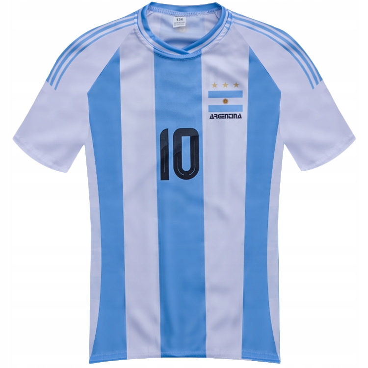 MESSI 10 NOWOŚĆ 2025 ARGENTYNA Strój Piłkarski i Getry koszulka spod. 152 Marka inna