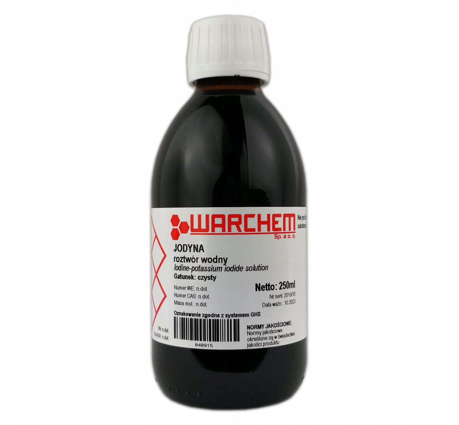 

Jodyna roztwór wodny Warchem czysta 250ml