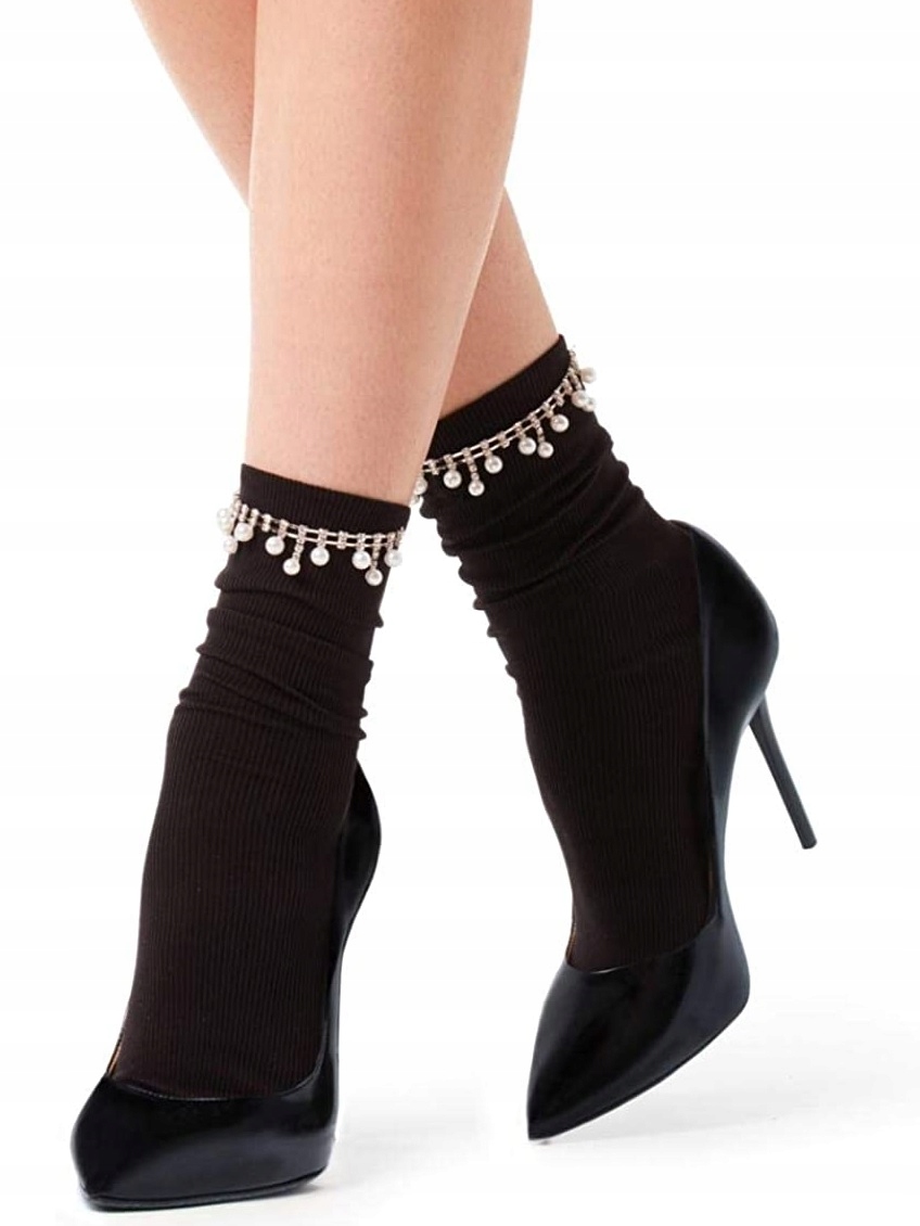 

Calzedonia Skarpetki T. One Size perły kryształki