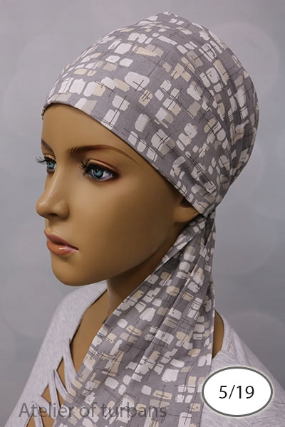 Chusta Carmen - bawełna Turban po chemioterapii Skład materiałowy 100% bawełna