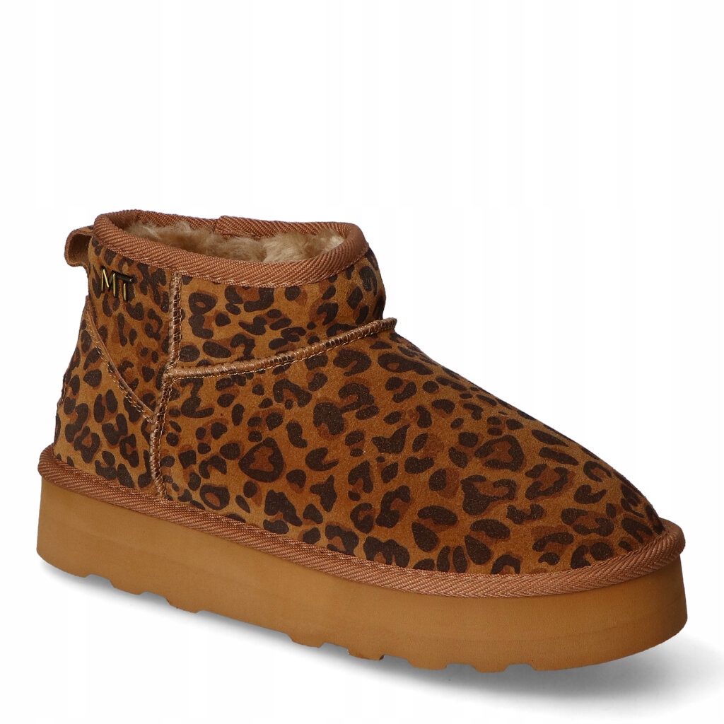 Sněhule Marco Tozzi 2-26481-45/935 Hnědé Koniak Panterka Leopard 41