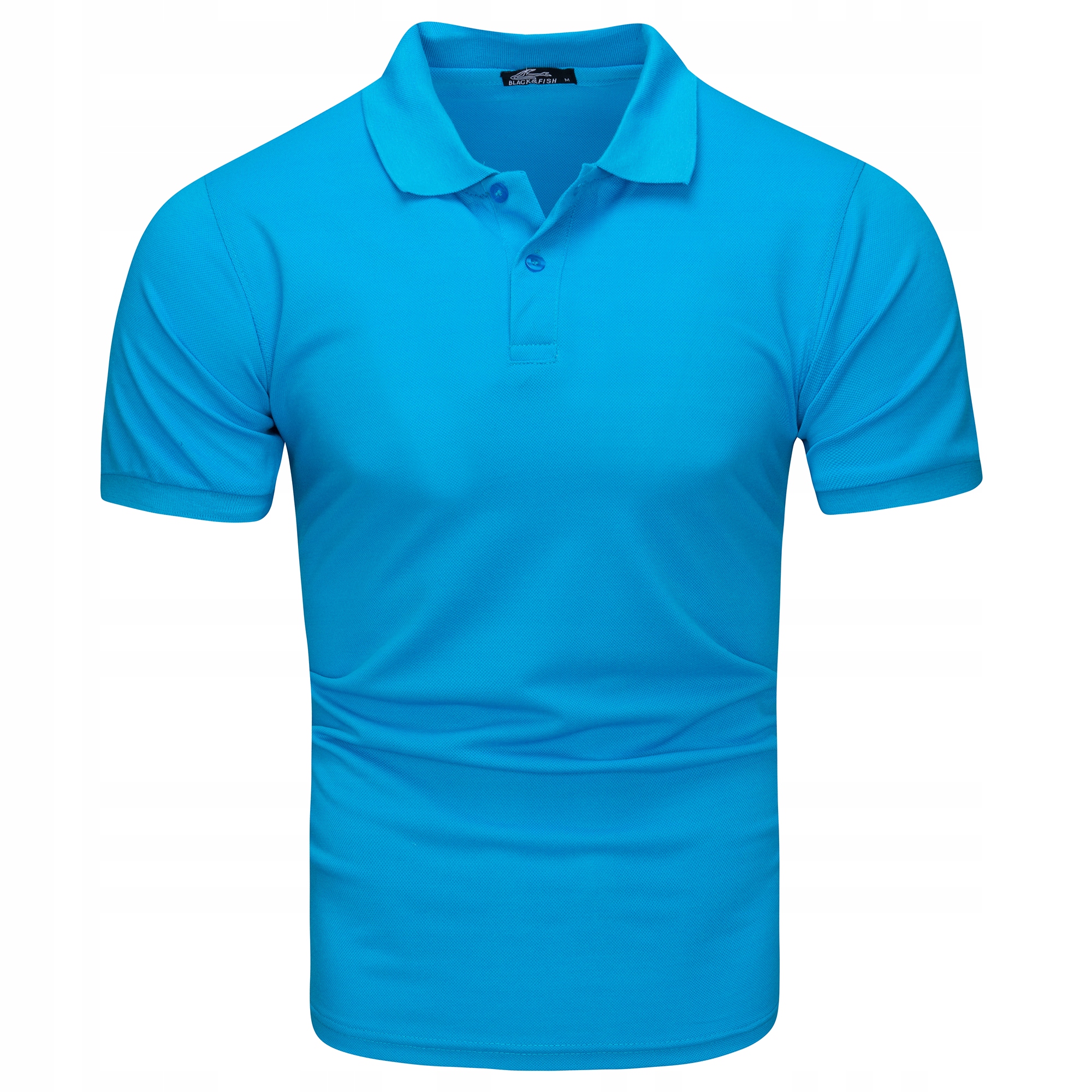 

P308 Ble r. 3XL Męska Koszulka Polo Gładka Polówka