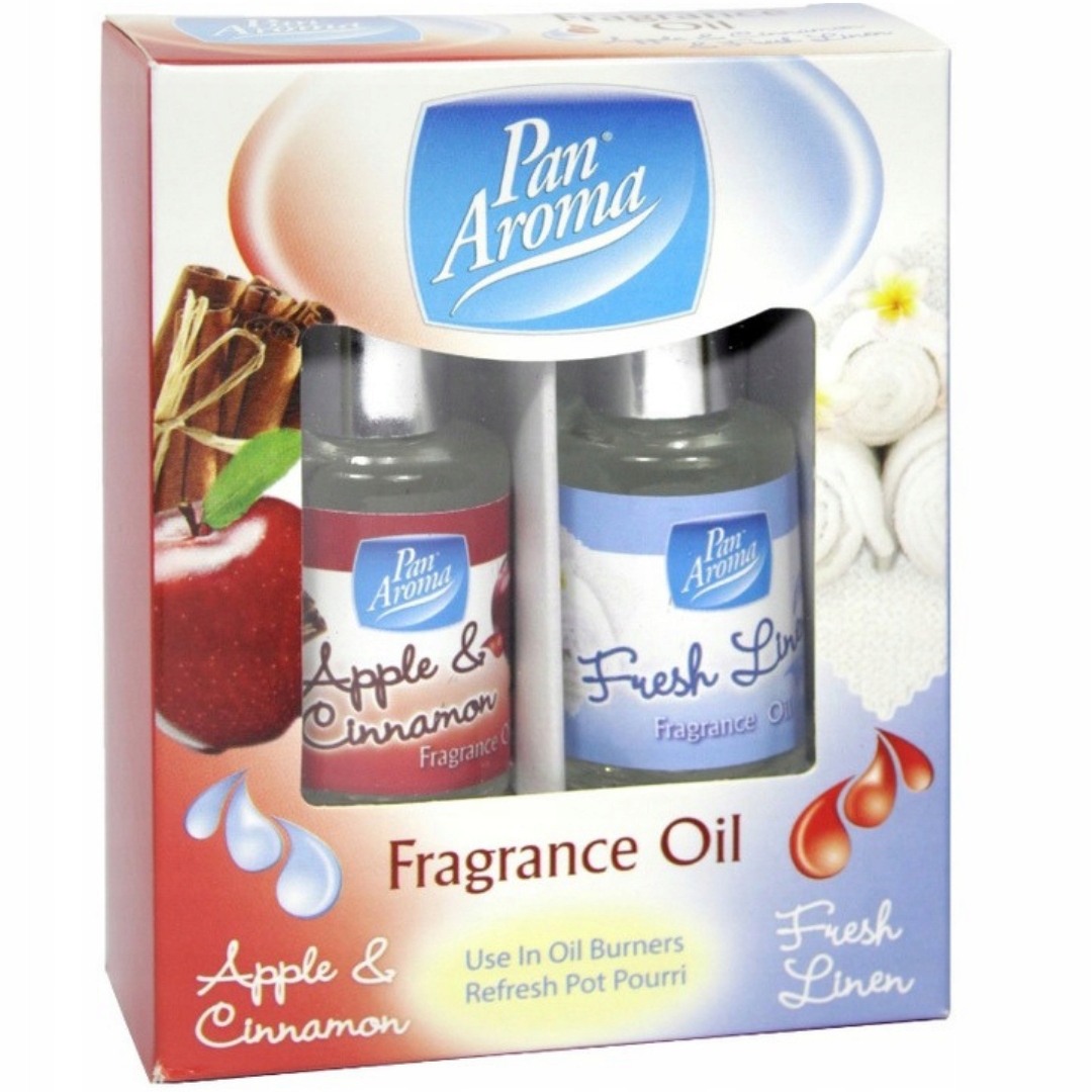 

Olejek Zapachowy Jabłko Cynamon Len Zestaw 2x10ml