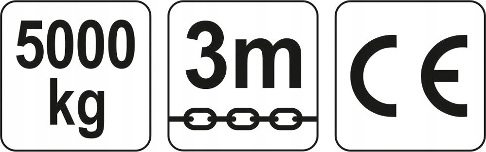 YATO YT-58955 WCIĄGNIK ŁAŃCUCHOWY 5,0 T Marka Yato