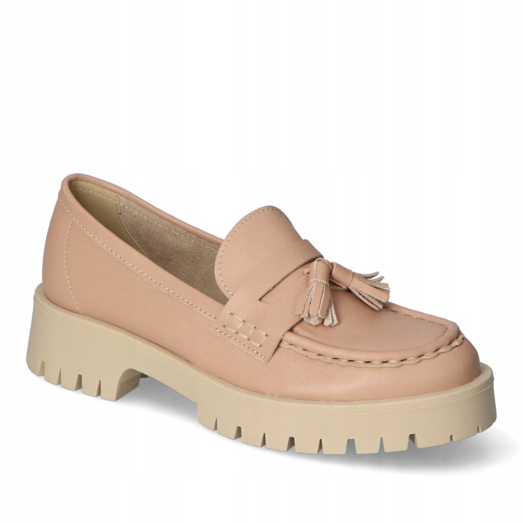 Mokasíny Chebello 2821-096 Béžová lico 39