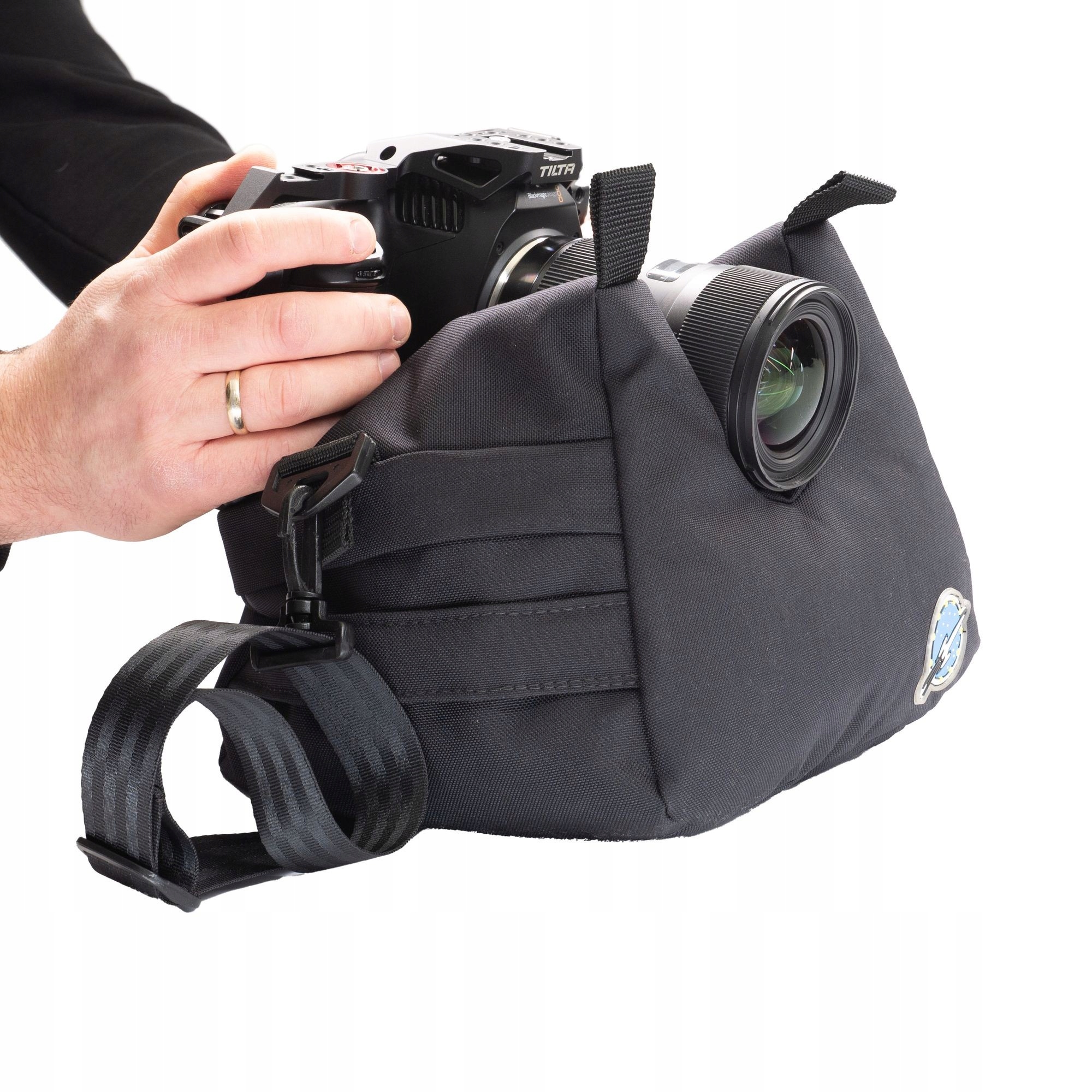 Sedlo na kameru malé s výplní