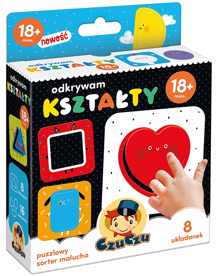 

CzuCzu Odkrywam Kształty Puzzle 18M+