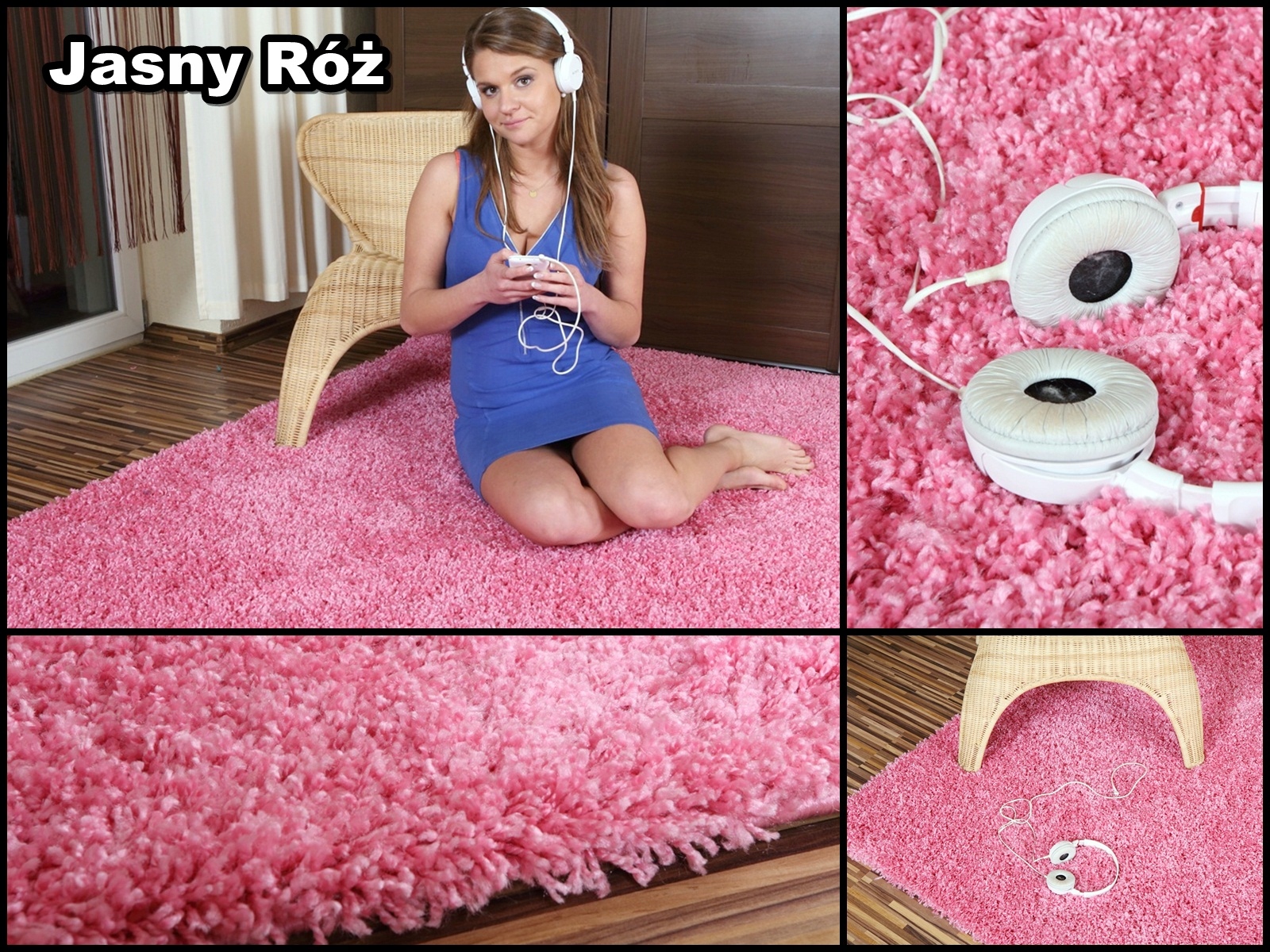 Włochacz dywan SHAGGY ROYAL 80x150 [14 kolorow] Długość 150 cm