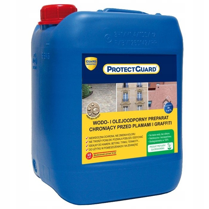 Protectguard 5 L Bezbarvá Impregnace Na Cihly A Kámen Proti Graffiti