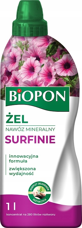 BiOPON ŻEL nawóz mineralny do SURFINII 1L