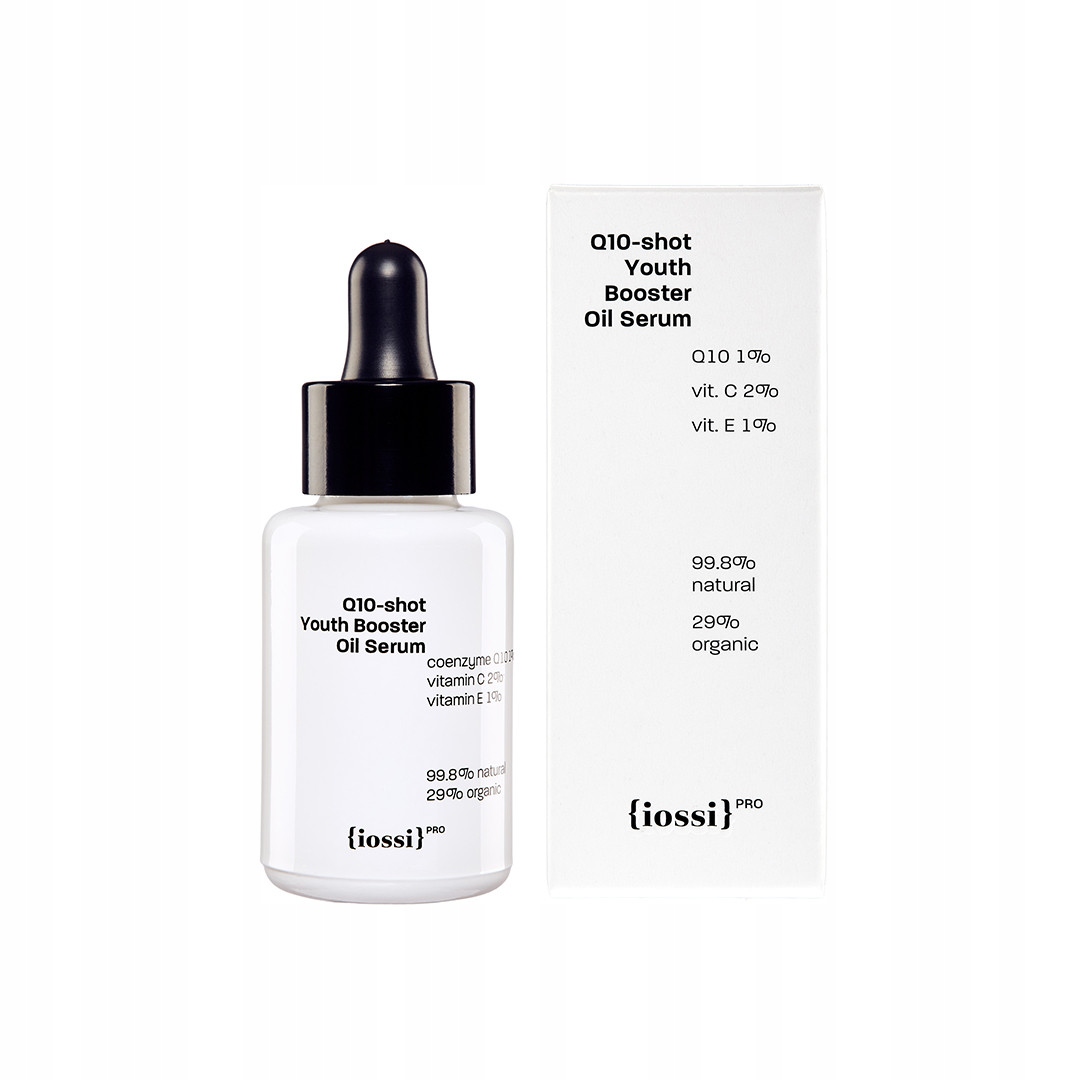 Iossi Q10-shot Youth Booster Oil Serum na obličej s koenzymem Q10 30 ml