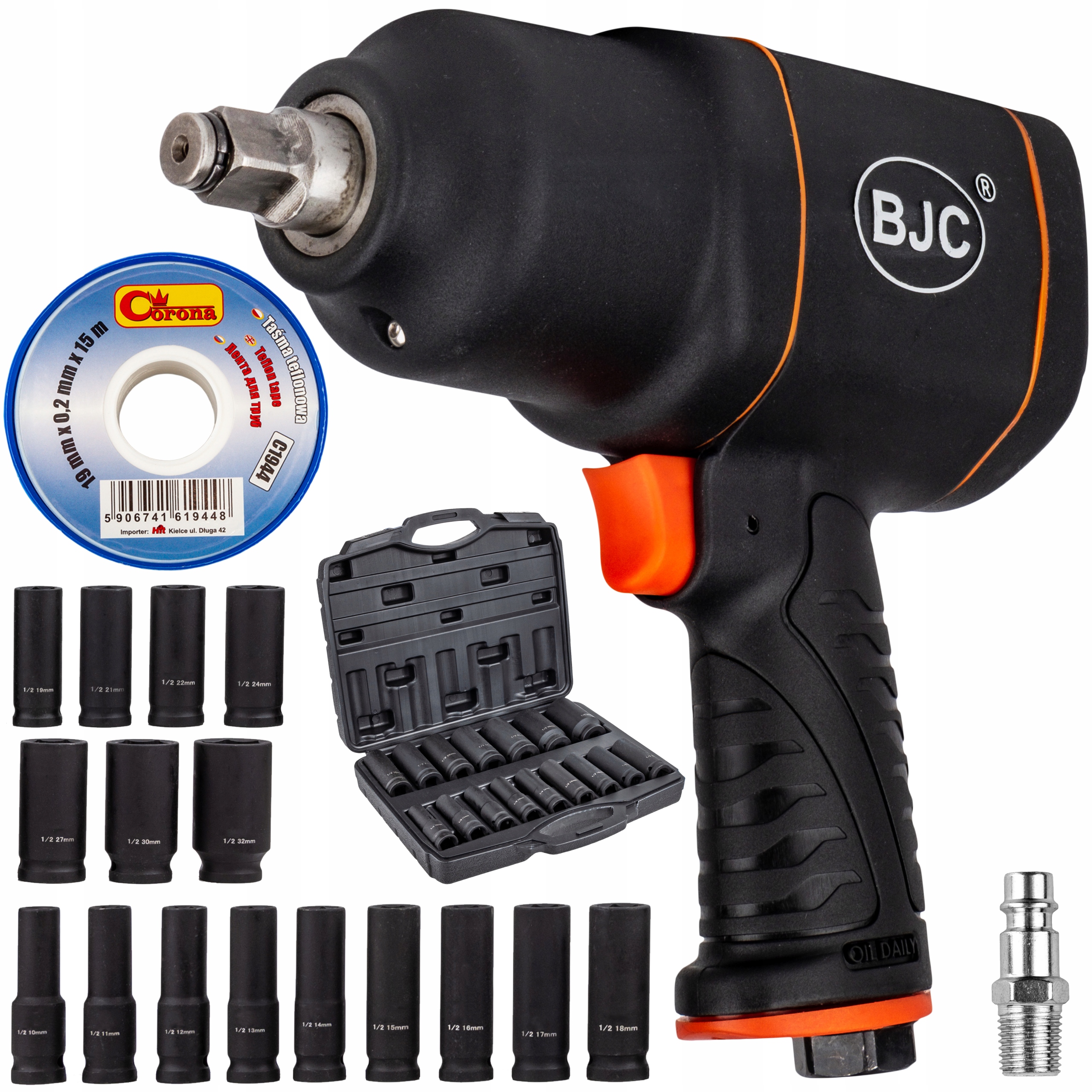 

Klucz Pneumatyczny Udarowy Do Kół 1/2 Bjc Nasadki