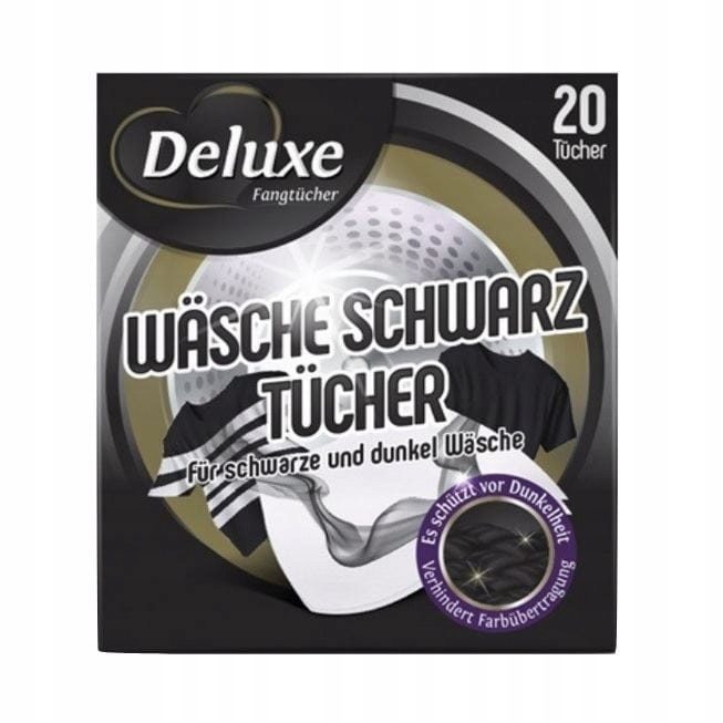 

Deluxe Schwarz chusteczki chroniące czerń 20szt