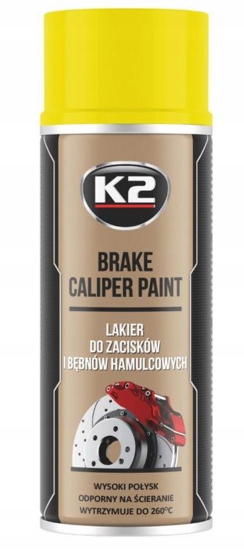 

K2 Brake Caliper Paint 400 ML Żółty Do Zacisków