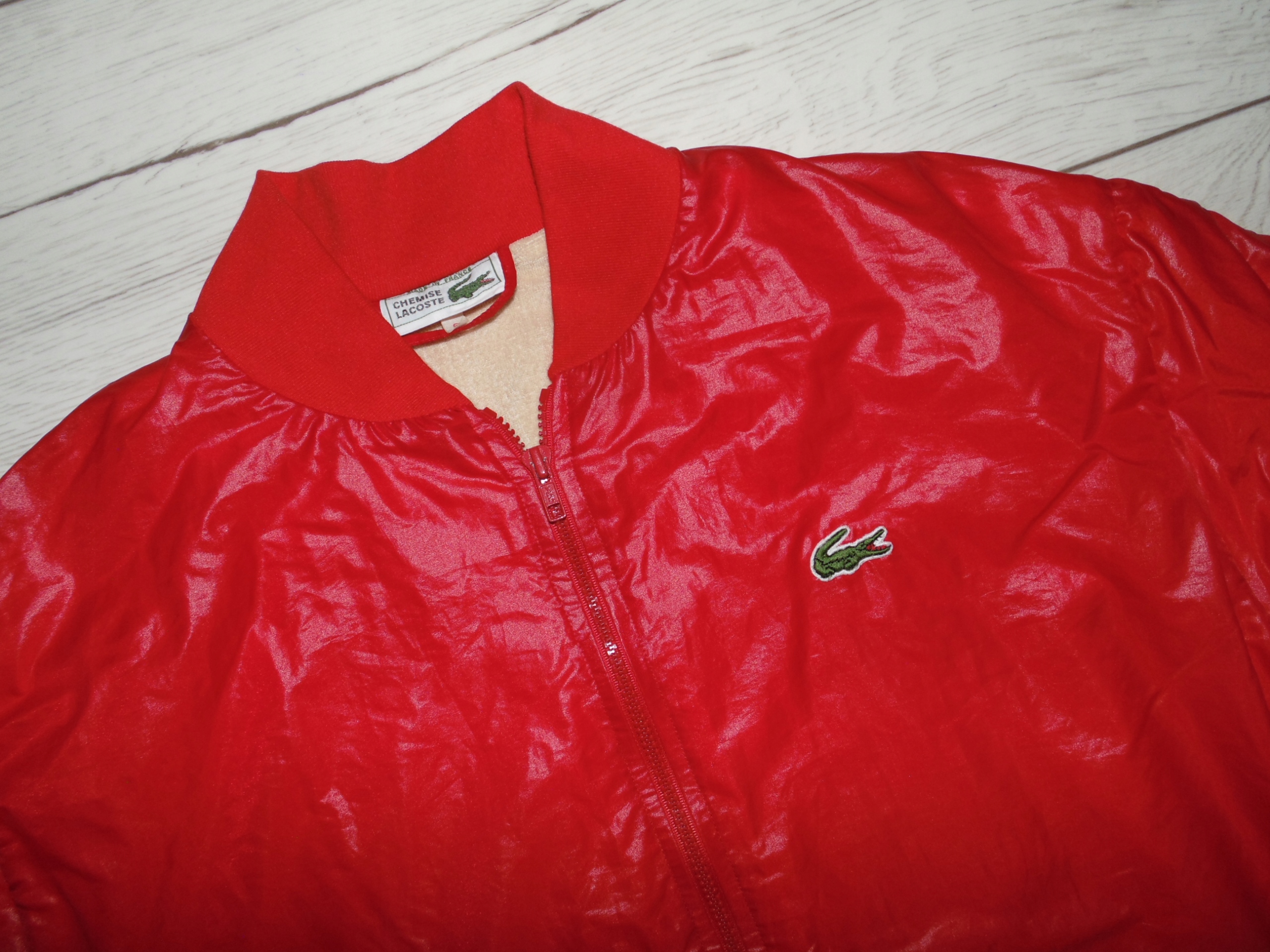 LACOSTE KURTKA RETRO 1973 RED FRANCE r.6 XL / XXL Rozmiar XL/XXL